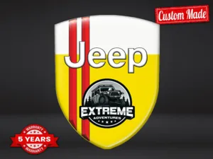 Jeep Adesivi Paraurti Artigianali Resistenti Tuning Sobri